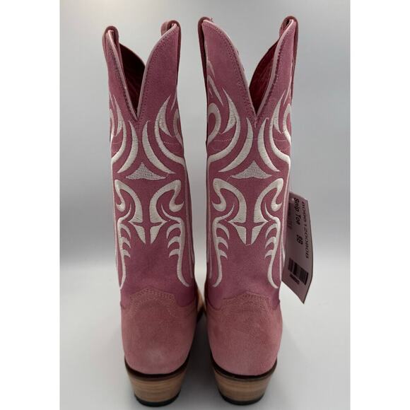 Ferrini Women's Belle Western Boots - Snip Toe Pink 10 - Picture 4 of 6